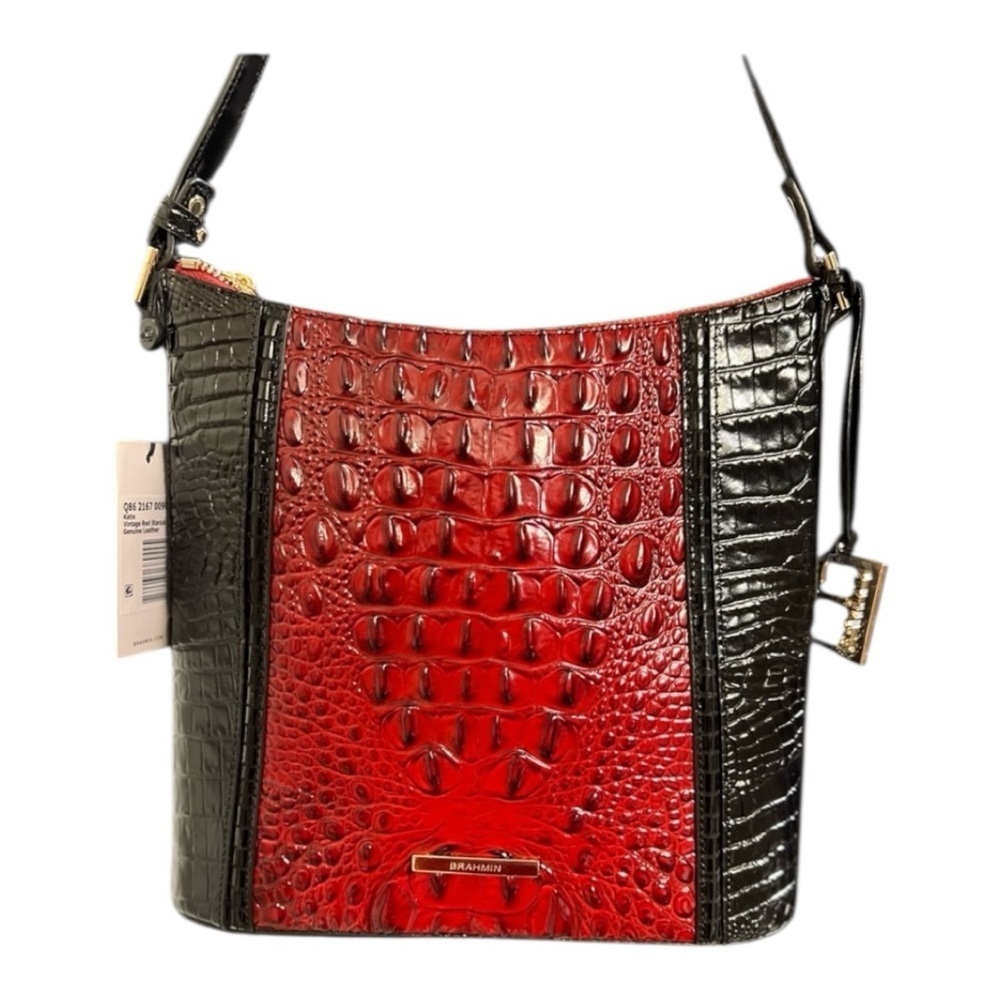 Nwt- Brahmin Stunning Katie Vintage Red Stanza — image 2 of 8